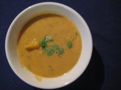 Mhren Mango Suppe. Echt lecker!